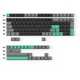 Keychron Cherry Profile Double - Shot PBT Full Set Keycaps - Hacker Mint Grijs/groen, 218 stuks
