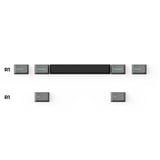 Keychron Cherry Profile Double - Shot PBT Full Set Keycaps - Hacker Mint Grijs/groen, 218 stuks