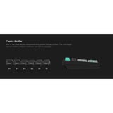 Keychron Cherry Profile Double - Shot PBT Full Set Keycaps - Hacker Mint Grijs/groen, 218 stuks