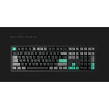 Keychron Cherry Profile Double - Shot PBT Full Set Keycaps - Hacker Mint Grijs/groen, 218 stuks