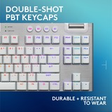 Logitech G915 X LIGHTSPEED TKL Low-Profile Wireless Gaming Keyboard Wit, US-International, GL Tactile, Double-Shot PBT, RGB, LIGHTSPEED draadloos / Bluetooth / USB-C