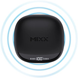 MIXX StreamBuds Sports Charge 2: Wireless Earbuds in-ear oortjes Zwart