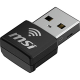 MSI AX1800 Nano WiFi USB Adapter wlan adapter Zwart