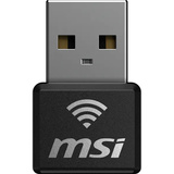 MSI AX1800 Nano WiFi USB Adapter wlan adapter Zwart