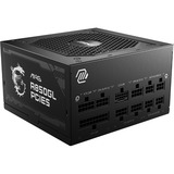MSI MAG A850GL, 850 Watt voeding Zwart, 4x PCIe, Kabelmanagement