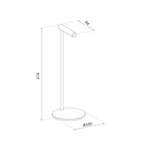 Neomounts ADS11-170SL Headset standaard houder Zilver
