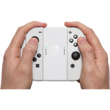 PowerA Joy-Con Comfort Grip for Nintendo Switch - White bevestiging Wit