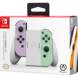 PowerA Joy-Con Comfort Grip for Nintendo Switch - White bevestiging Wit