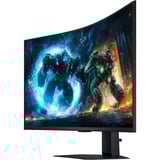 Samsung Odyssey G7 S37FG756EU 37" 4K UHD curved gaming monitor Zwart, 165 Hz, HDMI, DisplayPort, USB, AMD FreeSync