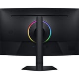 Samsung Odyssey G7 S37FG756EU 37" 4K UHD curved gaming monitor Zwart, 165 Hz, HDMI, DisplayPort, USB, AMD FreeSync