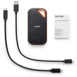 SanDisk Extreme Pro Portable V2, 4 TB externe SSD Zwart/oranje, SDSSDE81-4T00-G25, USB-C