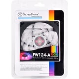 SilverStone SST-FW124-ARGB 120x120x15 case fan Zwart/wit