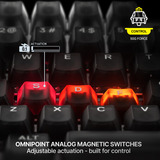 SteelSeries Apex Pro TKL Gen 3 (Steel) RGB mechanisch gaming toetsenbord Grijs, US lay-out (QWERTY), SteelSeries OmniPoint 3.0, 80% (TKL)