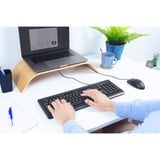 Trust Primo Keyboard & Mouse Set desktopset Zwart, US lay-out (QWERTY), Membraan, 100%