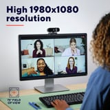 Trust Tanor - Full HD Webcam Zwart,  Ingebouwde microfoon | privacy sluiter