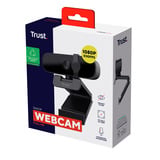 Trust Tanor - Full HD Webcam Zwart,  Ingebouwde microfoon | privacy sluiter