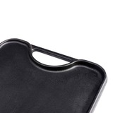 Victoria Omkeerbare Bakplaat 47 x 25 cm, Seasoned grillplaat Zwart, Color packaging