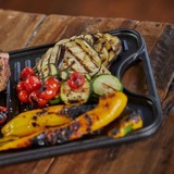 Victoria Omkeerbare Bakplaat 47 x 25 cm, Seasoned grillplaat Zwart, Color packaging