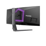 AOC AGON PRO AG346UCD 34" Curved UltraWide gaming monitor Donkergrijs/zwart, 2x HDMI, DisplayPort, 3x USB-A, USB-B, 175 Hz