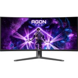 AOC AGON PRO AG346UCD 34" curved gaming monitor Donkergrijs/zwart, 2x HDMI, DisplayPort, 3x USB-A, USB-B, 175 Hz