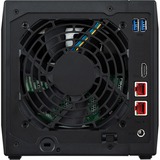 Asustor Nimbustor 4 incl. 4x Seagate IronWolf 4 TB harde schijf nas Zwart, 2x LAN, USB, HDMI