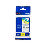 Brother TZe-211 label tapecassette zwart op wit printlint Wit, 6 mm, Retail