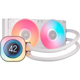 Corsair iCUE LINK TITAN 240 RX LCD RGB waterkoeling Wit, 4-pins PWM fan-connector