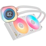 Corsair iCUE LINK TITAN 240 RX LCD RGB waterkoeling Wit, 4-pins PWM fan-connector