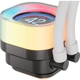 Corsair iCUE LINK TITAN 240 RX LCD RGB waterkoeling Wit, 4-pins PWM fan-connector