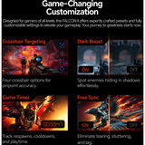 Koorui G2411P 23.8" gaming monitor Zwart, 200 Hz, HDMI, DisplayPort, AMD FreeSync Premium