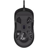 LORGAR MSA10 gaming muis Zwart, 100 - 12000 dpi, Ultralight, RGB