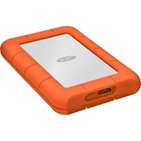 LaCie Rugged Mini, 1 TB externe harde schijf Zilver/oranje, USB 3.0
