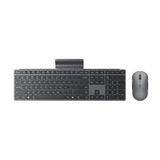 Lenovo 700 Modern Multi-Device Wireless Combo, desktopset Grijs, US lay-out, 4000 DPI, 2.4 GHz, BT 5.3, USB-A