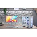 MSI MPG GUNGNIR 300R AIRFLOW WHITE midi tower behuizing Wit | 2x USB-A | 1x USB-C | Window