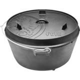 Petromax Dutch Oven ft18 (16,1 liter) met pootjes kookpan Zwart, Inhoud pan: 16,1 liter | inhoud deksel: 2,7 liter