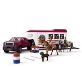 Schleich Horse Club - Lakeside-truck met aanhangwagen speelfiguur 42705