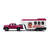Schleich Horse Club - Lakeside-truck met aanhangwagen speelfiguur 42705