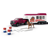 Schleich Horse Club - Lakeside-truck met aanhangwagen speelfiguur 42705