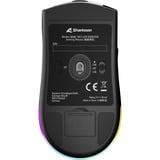 Sharkoon SGM25W gaming muis Zwart, 12.000 dpi, RGB leds