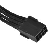 SilverStone Verlengkabel SST-PP07-PCIB Zwart, 25 centimeter, PP07-PCIB