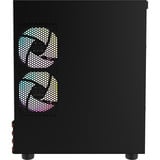 Thermaltake View 170 WS ARGB mini tower behuizing Zwart/houtkleur | 2x USB-A | RGB | Window