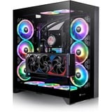 Thermaltake  midi tower behuizing Zwart | 2x USB-A | 1x USB-C | Window