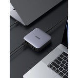 Ugreen Nexode 200W USB C Wall Charger - 6 Ports Zwart/grijs