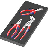 Wera Wera Einlage KNIPEX Zangen Set VDE tangenset Zwart/grijs