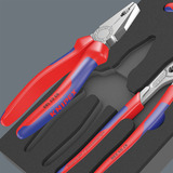 Wera Wera Einlage KNIPEX Zangen Set VDE tangenset Zwart/grijs