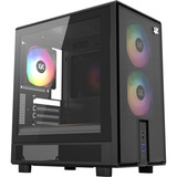 XYZ PC Gear Atom midi tower behuizing Zwart | 2x USB-A | 1x USB-C | Tempered Glass