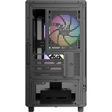XYZ PC Gear Atom midi tower behuizing Zwart | 2x USB-A | 1x USB-C | Tempered Glass
