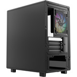 XYZ PC Gear Atom midi tower behuizing Zwart | 2x USB-A | 1x USB-C | Tempered Glass