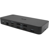 i-tec USB 3.0/ USB-C/Thunderbolt 4K PD dockingstation Zwart, 100 Watt