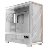 Antec FLUX Pro big tower behuizing Wit | 2x USB-A | 1x USB-C | Tempered Glass